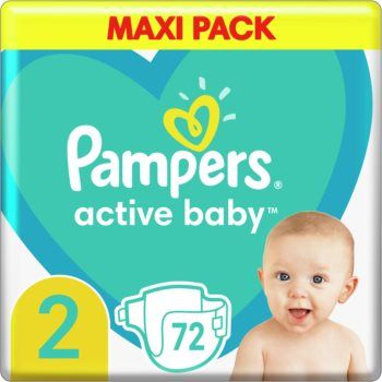 Pampers Active Baby Size 2 scutece de unică folosință