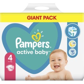 Pampers Active Baby Size 4 scutece de unică folosință