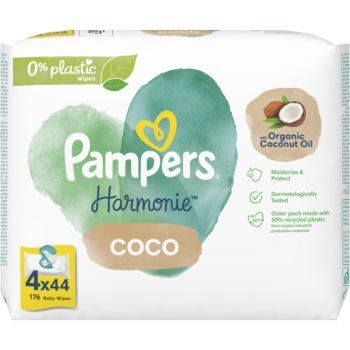 Pampers Harmonie Coconut Pure Șervețele umede pentru copii