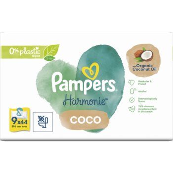 Pampers Harmonie Coconut Pure Șervețele umede pentru copii