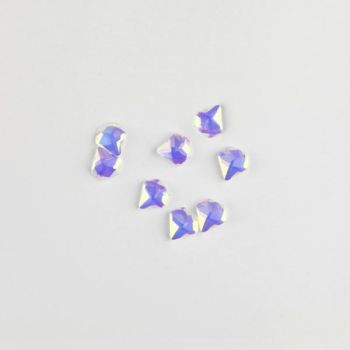 Shaped rhinestone (10pcs) - Diamond 5mm Pink AB