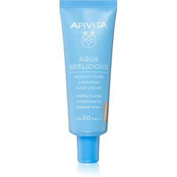 Apivita Aqua Beelicious Tinted Fluid SPF30 Fluid nuantator cu textura usoara pentru o piele mai luminoasa