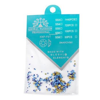 Cristale unghii Swarovski Global Fashion 5 - Blue de firma original