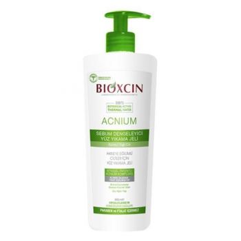Gel de Curatare facială pentru acnee si demachiere Bioxcin Acnium 500 ml ieftin
