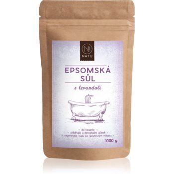 NATU Epsom salt with lavender saruri de baie