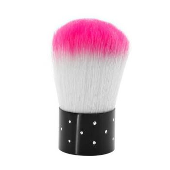 Pensula kabuki - White/Pink, 1 buc