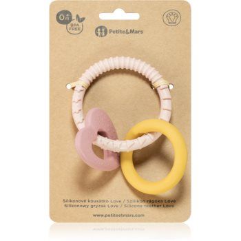 Petite&Mars Silicone teether jucărie pentru dentiție