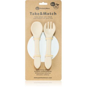 Petite&Mars Take&Match Silicone Cutlery tacâmuri