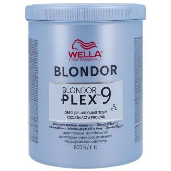 Pudra Decoloranta - Wella Professionals Blondor Plex 9 Multi Blonde Powder Lightener, 800 g