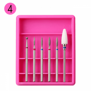 Set 6 capete de freza pink R4 - R8