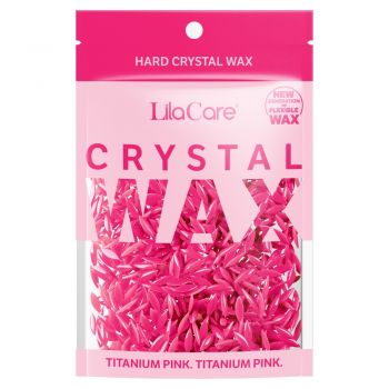 Ceara epilat granule elastica 100 g LilaCare Crystal Wax Titanium Pink ieftin