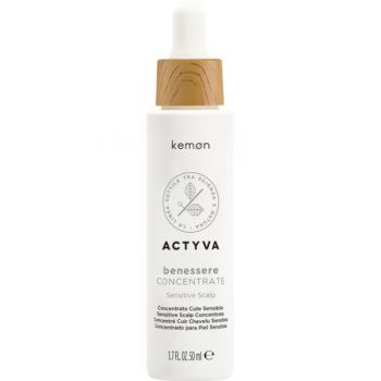 Concentrat Calmant pentru Scalp Sensibil - Kemon Actyva Benessere Concentrate, 50 ml la reducere