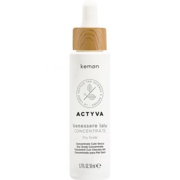 Concentrat Hidratant pentru Scalp Uscat - Kemon Actyva Benessere Ialu Concentrate, 50 ml