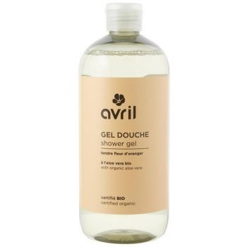 Gel de Dus Bio cu Flori de Portocale - Avril Shower Gel, 500 ml