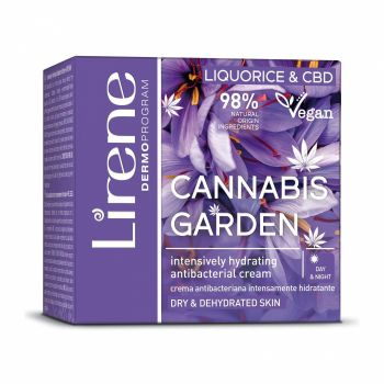 Lirene Cannabis Garden, crema de zi, intens hidratanta