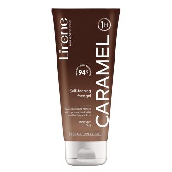 Lirene Perfect Tan, gel facial autobronzant caramel, 75ml ieftin