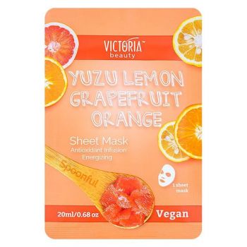 Masca de Fata Antioxidanta cu Lamaie Yuzu, Grapefruit si Portocala Victoria Beauty Camco, 20 ml