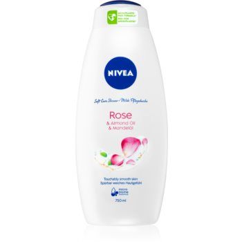 NIVEA Rose & Almond Oil gel de duș