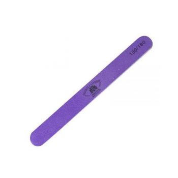 Pila pentru unghii, dreapta, 180/180, purple