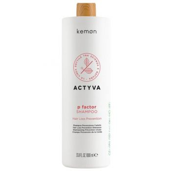 Sampon Anti-cadere - Kemon Actyva P Factor Shampoo Hair Loss Prevention Velian, 1000 ml