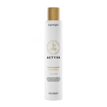 Sampon pentru Par si Corp - Kemon Actyva Bellessere Shampoo Hair & Body, 250 ml