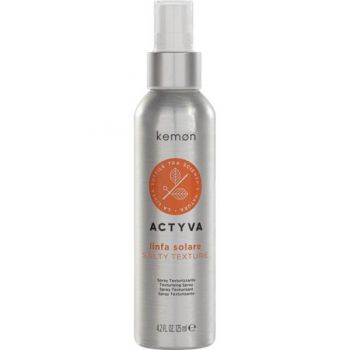 Spray de Par Texturizant - Kemon Actyva Linfa Solare Spray Salty Texture Velian, 125 ml ieftin