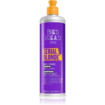 TIGI Bed Head Serial Blonde sampon tonifiant cu violete pentru parul blond cu suvite TIGI Bed Head Serial Blonde sampon tonifiant cu violete pentru parul blond cu suvite