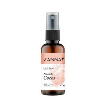 Ulei din Nuca de Cocos 100% Natural Zanna, 50 ml de firma original