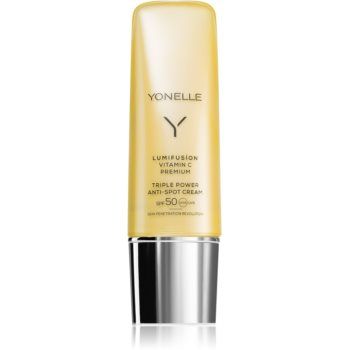 Yonelle Lumifusíon crema de zi impotriva petelor pigmentare SPF 50