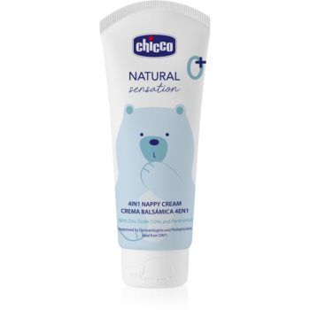 Chicco Natural Sensation Baby cremă de protecție împotriva petelor inflamate