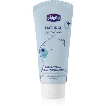 Chicco Natural Sensation Baby cremă pentru față pentru nou-nascuti si copii