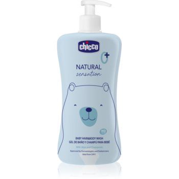 Chicco Natural Sensation Baby gel de duș și șampon pentru nou-nascuti si copii