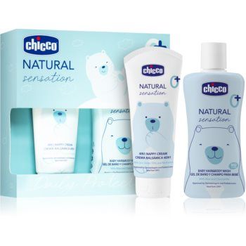 Chicco Natural Sensation Daily Protection set cadou 0+(pentru nou-nascuti si copii)