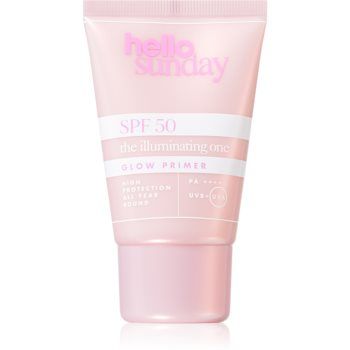 hello sunday the illuminating one strat de baza protector sub make-up SPF 50 de firma originala