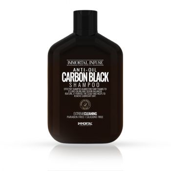 Sampon pentru Par Immortal Carbon Black - 500 ml ieftin