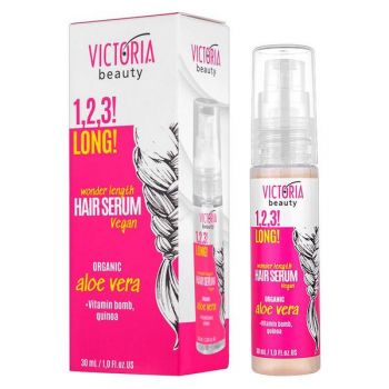 Serum Vegan pentru Cresterea Parului cu Alo Vera Victoria Beauty Camco, 30 ml ieftin