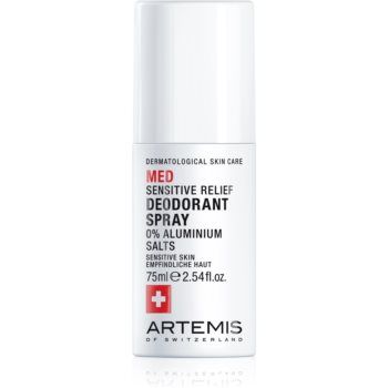 ARTEMIS MED Sensitive Relief Deodorant Spray fara continut de aluminiu