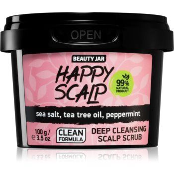 Beauty Jar Happy Scalp exfoliant de curățare pentru un scalp seboreic