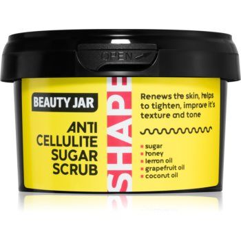 Beauty Jar Shape exfoliant de corp cu zahăr anti-celulită