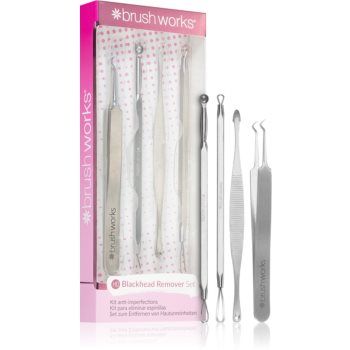 Brushworks Blackhead & Blemish Remover Set set (pentru curatare profunda)