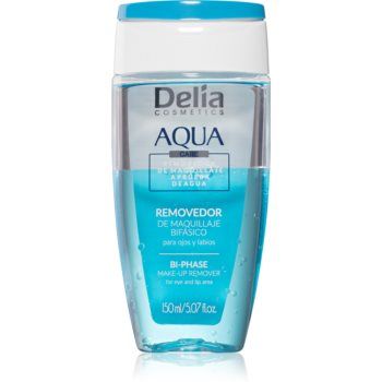 Delia Cosmetics Aqua demachiant in doua faze zona ochilor si a buzelor