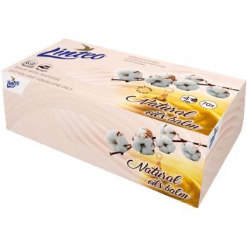 Linteo Paper Tissues Four-ply Paper, 70 pcs per box batiste de hârtie balsam