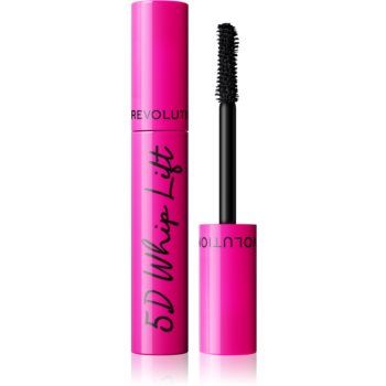 Makeup Revolution 5D Lash Whip Lift mascara pentru gene lungi și dese