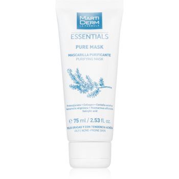 MartiDerm Essentials masca de curatare pentru reducerea sebumului si minimalizarea porilor