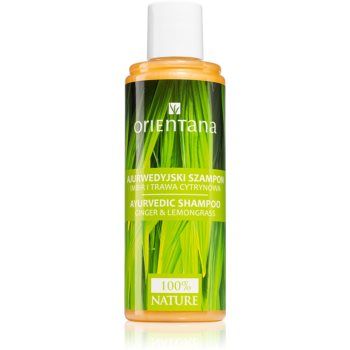 Orientana Ayurvedic Shampoo Ginger & Lemongrass sampon revigorant