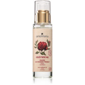 Orientana Japanese Rose & Saffron Face Oil ulei facial de reintinerire
