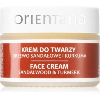 Orientana Sandalwood & Turmeric Face Cream crema de fata hranitoare ieftina