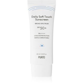 Purito Daily Soft Touch Sunscreen crema fata iluminatoare de protectie SPF 50+