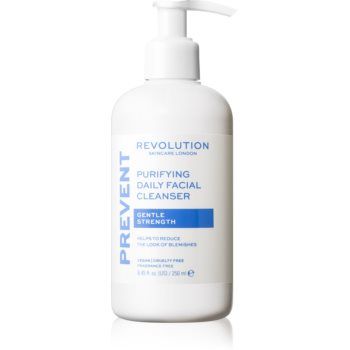 Revolution Skincare Blemish Prevent gel de curățare blând pentru ten acneic
