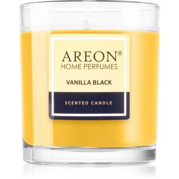 Areon Scented Candle Vanilla Black lumânare parfumată
